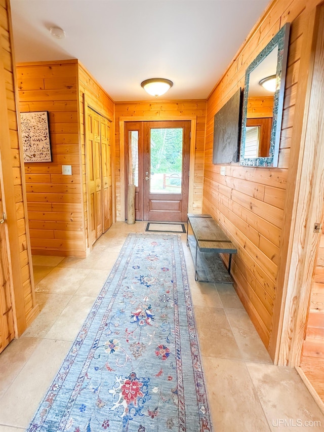 273 N Basin Dr, Negaunee, MI 49866 - entryway with wooden walls