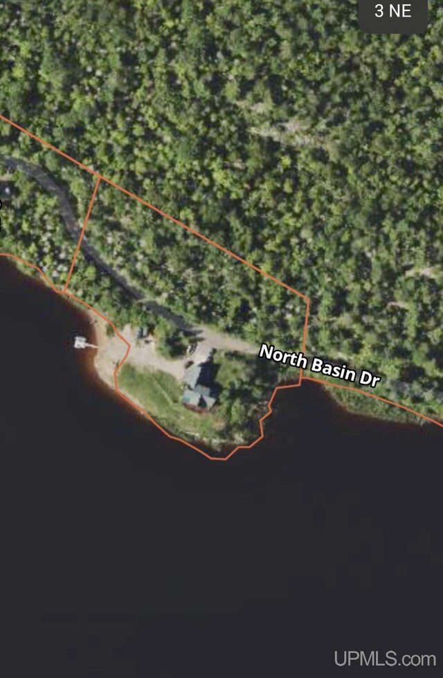 273 N Basin Dr, Negaunee, MI 49866 - map / location with property parcel outlined