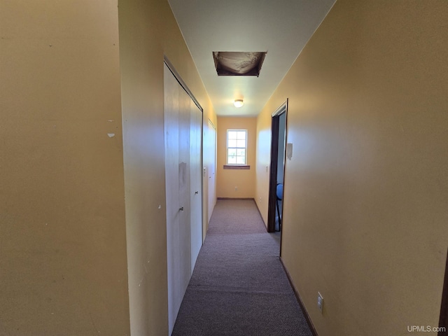 49962 Rosenlund Rd, Hancock, MI 49930 - hallway featuring light colored carpet