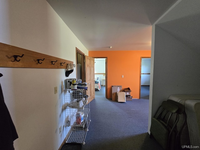49962 Rosenlund Rd, Hancock, MI 49930 - hall featuring dark carpet