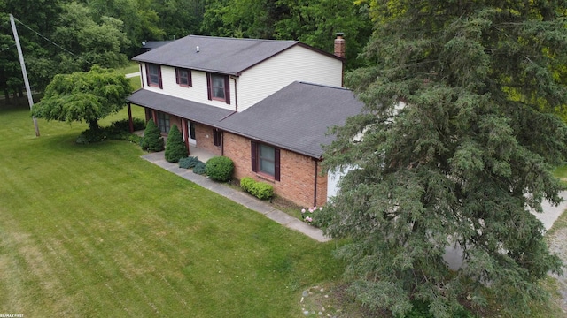 71800 Coon Creek Rd, Armada, MI 48005 - view from above of property featuring a forest