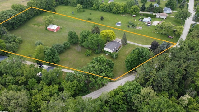 71800 Coon Creek Rd, Armada, MI 48005 - view of rural area with property parcel outlined