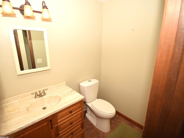 71800 Coon Creek Rd, Armada, MI 48005 - bathroom with toilet and vanity