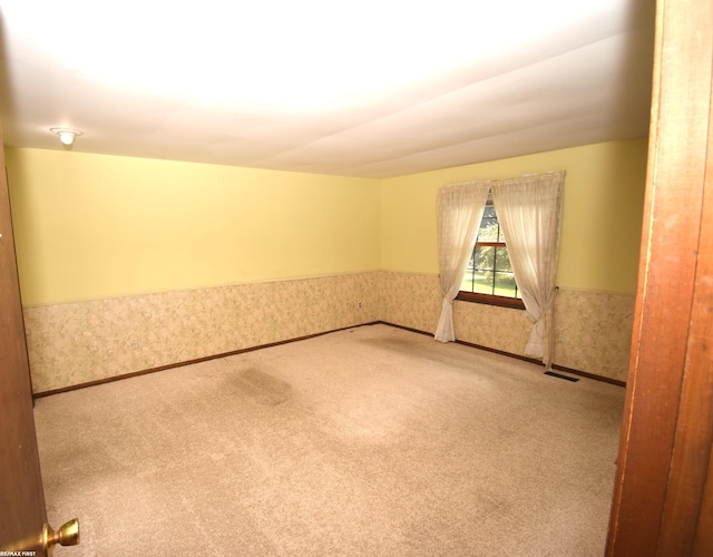 71800 Coon Creek Rd, Armada, MI 48005 - carpeted empty room featuring wainscoting
