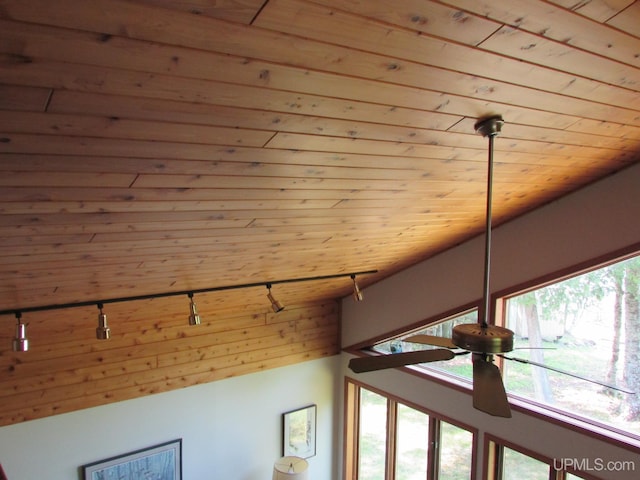 20517 Park Rd, Skanee, MI 49962 - detailed view of wood ceiling and rail lighting