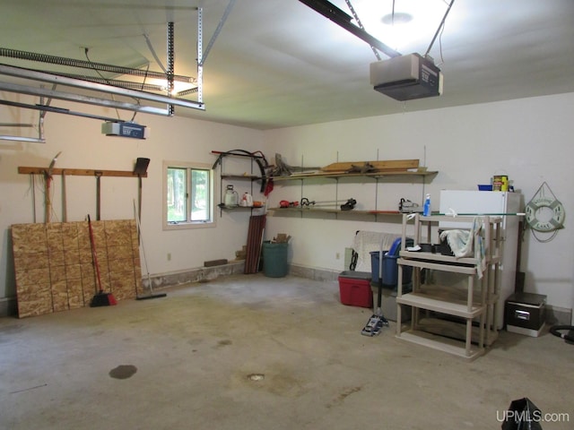 20517 Park Rd, Skanee, MI 49962 - garage featuring a garage door opener