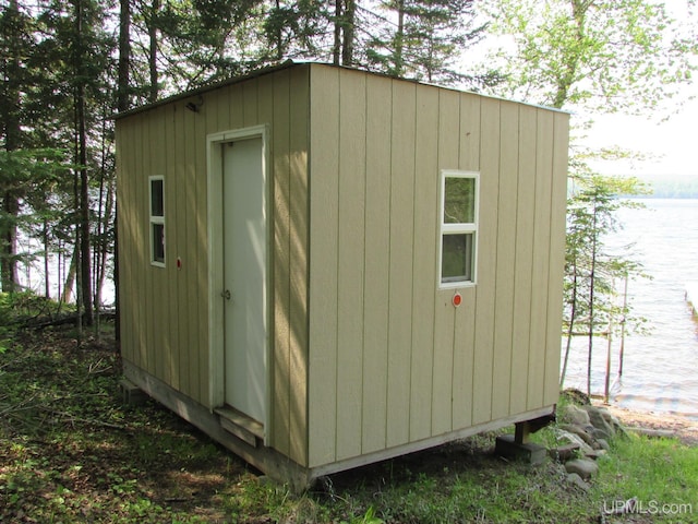 20517 Park Rd, Skanee, MI 49962 - view of shed with a water view