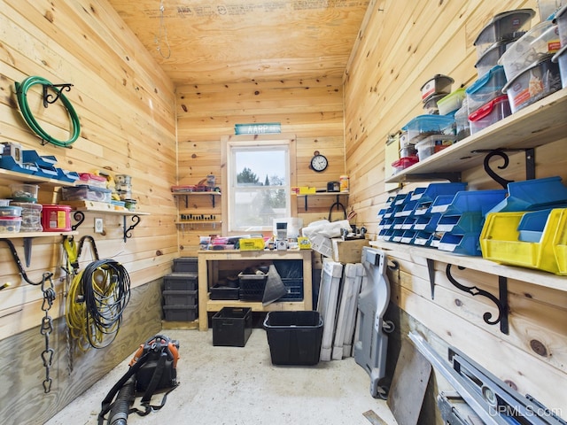 10031 N Ross Lake Rd, Shingleton, MI 49884 - view of storage