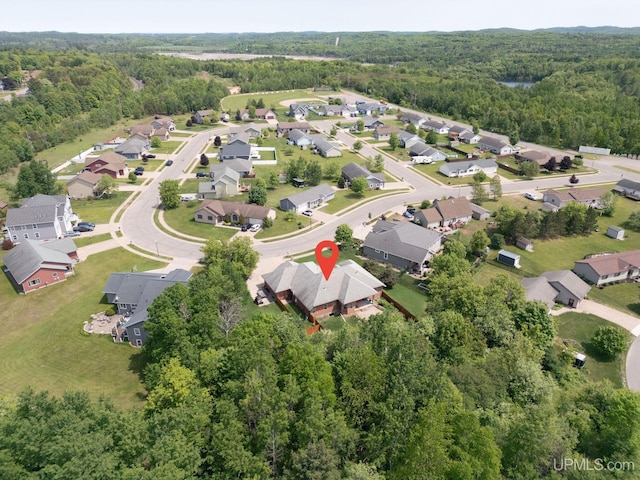 821 Camelot Dr, Negaunee, MI 49866 - aerial view of property and surrounding area featuring nearby suburban area