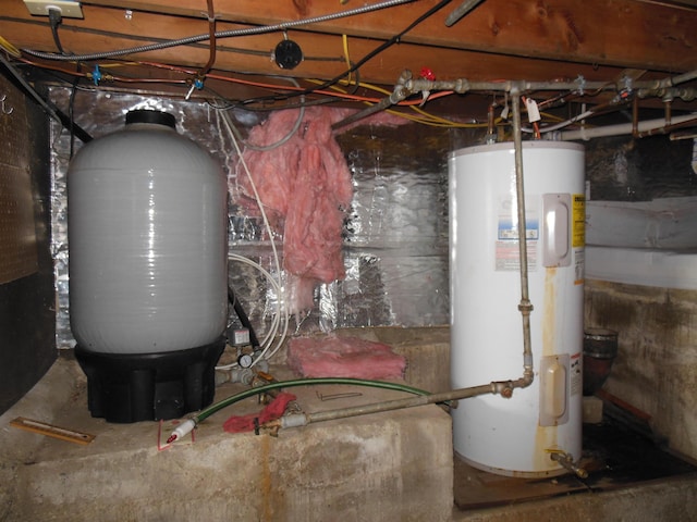 3266 Van Deusen Rd, Harrison, MI 48625 - utility room with water heater