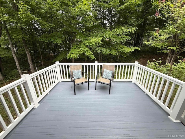 2003 Spruce Ln, Houghton, MI 49931 - view of deck