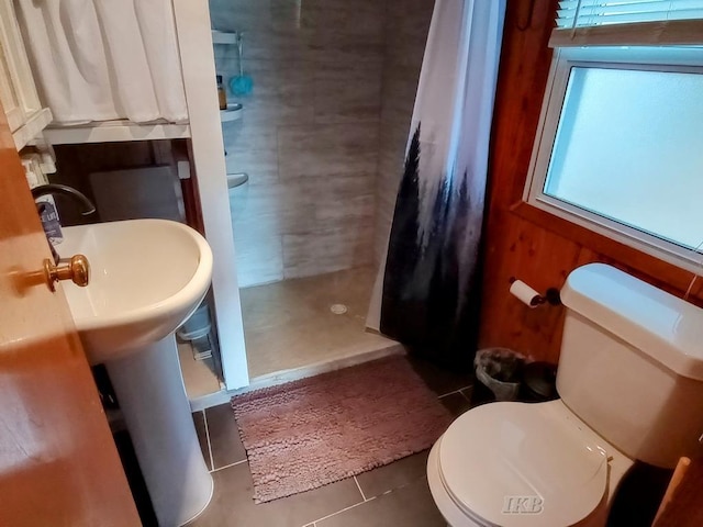 801 W Rd, Harrison, MI 48625 - full bathroom featuring tile patterned flooring and a stall shower