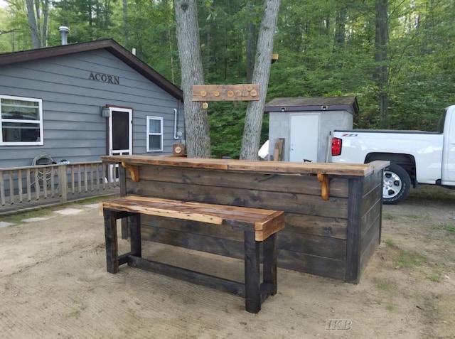 801 W Rd, Harrison, MI 48625 - view of wooden terrace