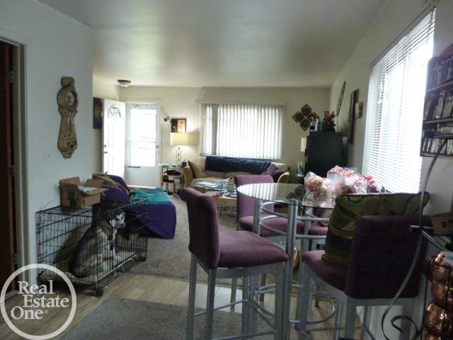20127 14 Mile Rd, Clinton Township, MI 48035 - dining space with wood finished floors
