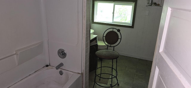 2920 Lauria Rd, Kawkawlin, MI 48706 - bathroom featuring shower / bath combination and vanity