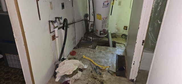 2920 Lauria Rd, Kawkawlin, MI 48706 - bathroom with gas water heater