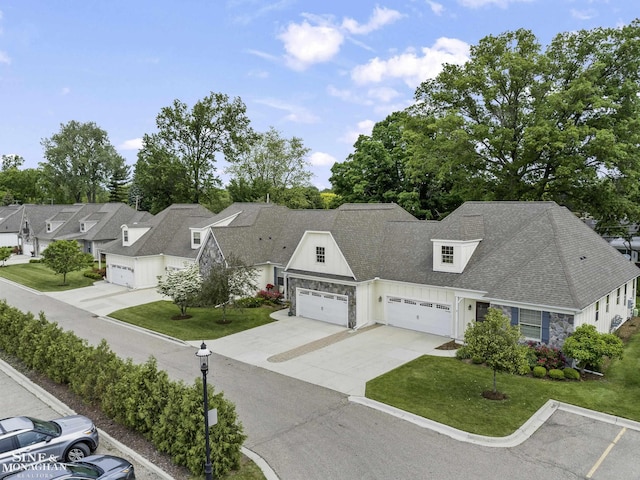 32 River Ln, Grosse Pointe Woods, MI 48236 - aerial view of residential area