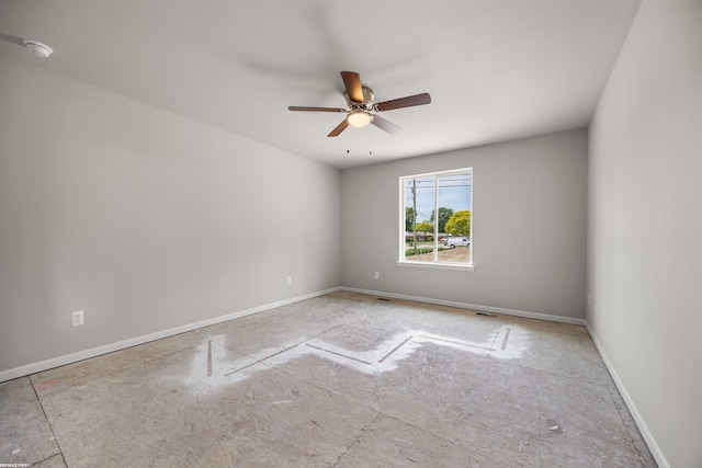 36217 Little Mack Ave, Clinton Township, MI 48035 - unfurnished room featuring ceiling fan and a smoke detector