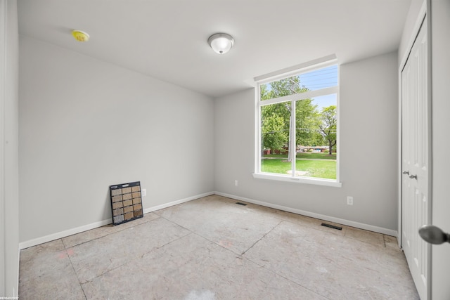 36217 Little Mack Ave, Clinton Township, MI 48035 - unfurnished bedroom with multiple windows and a closet