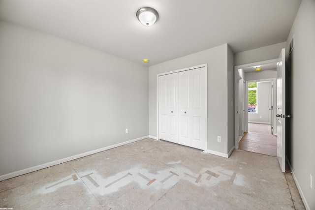 36217 Little Mack Ave, Clinton Township, MI 48035 - unfurnished bedroom featuring a closet and baseboards
