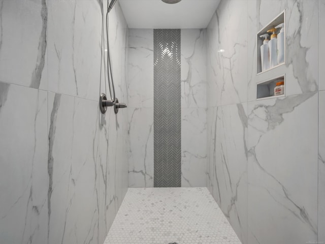 4661 Applewood Ct, Rochester, MI 48306 - full bathroom with a marble finish shower