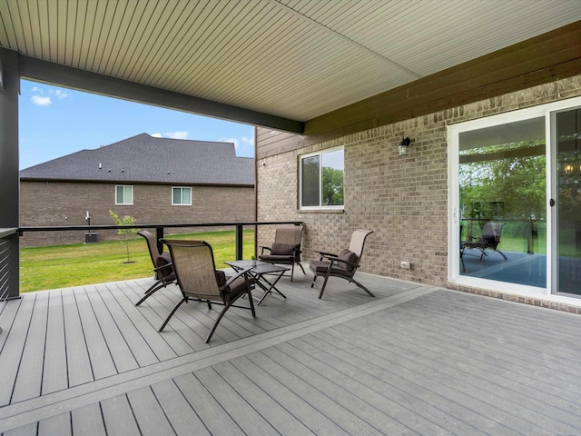 4661 Applewood Ct, Rochester, MI 48306 - view of wooden deck