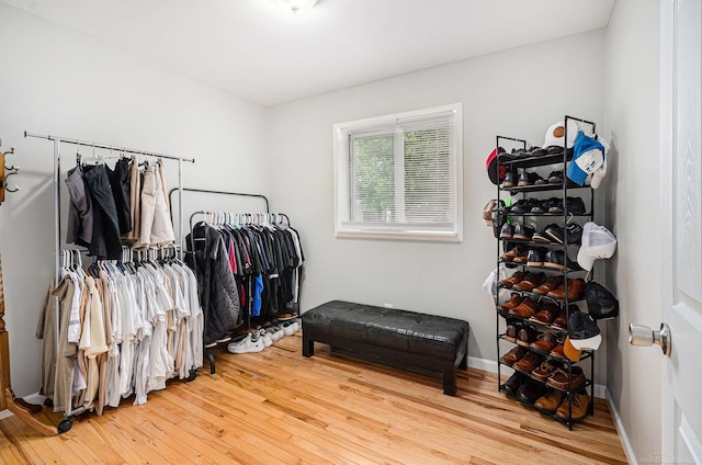34147 Whittaker St, Clinton Township, MI 48035 - spacious closet featuring wood finished floors