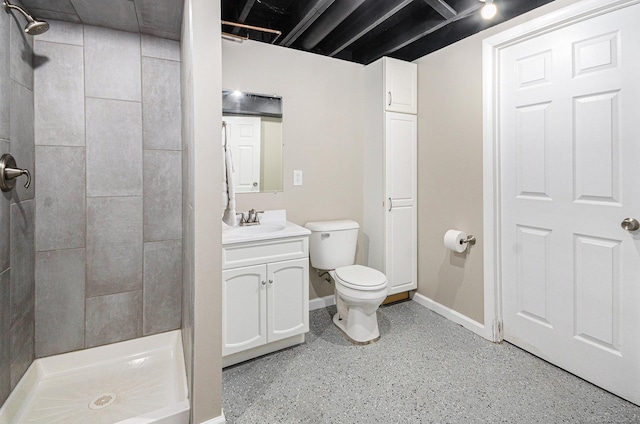 34147 Whittaker St, Clinton Township, MI 48035 - full bathroom with a tile shower and vanity