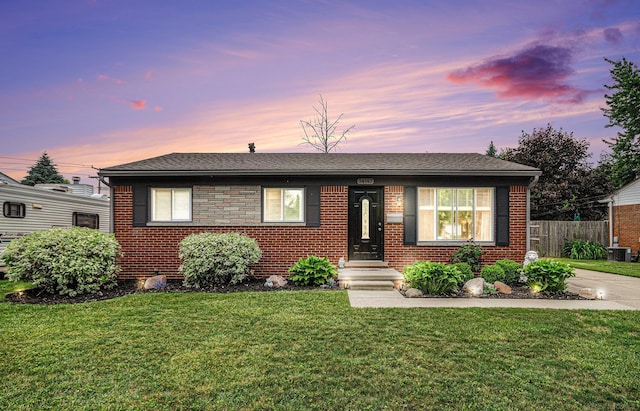 34147 Whittaker St, Clinton Township, MI 48035 - view of front of house with brick siding and roof with shingles