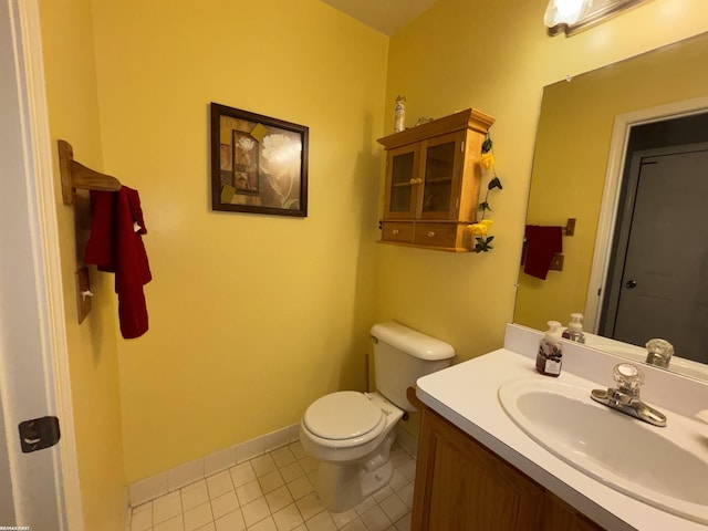 51767 Huntley Ave, New Baltimore, MI 48047 - half bathroom featuring vanity and tile patterned floors