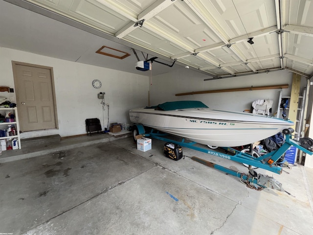 51767 Huntley Ave, New Baltimore, MI 48047 - garage featuring a garage door opener