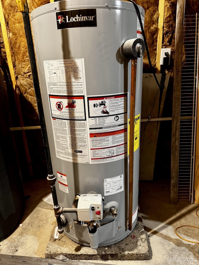 1084 15.5 Rd, Bark River, MI 49807 - utilities with gas water heater