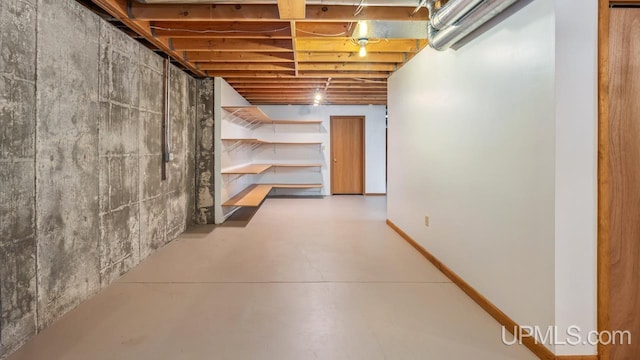 160 N Pyle Dr, Kingsford, MI 49802 - view of unfinished below grade area