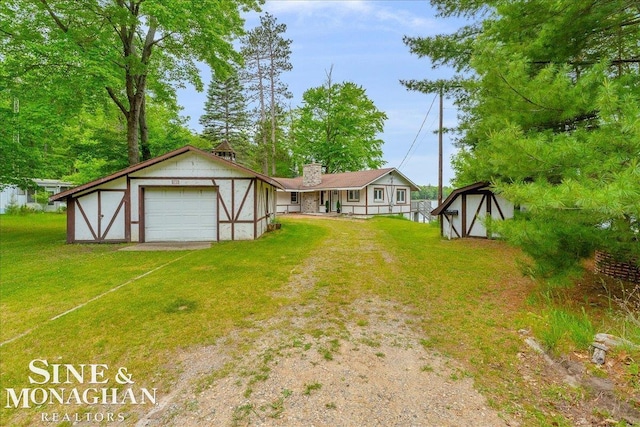 2727 Horseshoe Lake Rd, West Branch, MI 48661 - view of grassy yard with dirt driveway