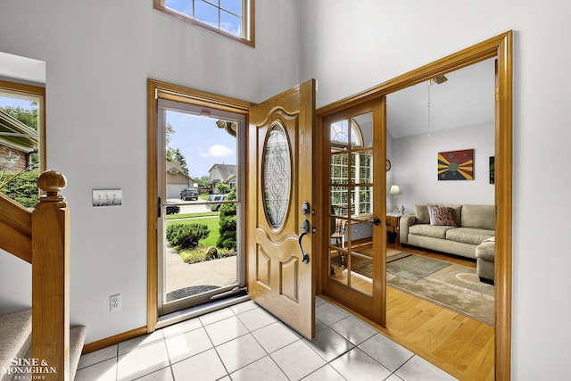 23875 Settlers Dr, Macomb Twp, MI 48042 - entryway featuring a high ceiling