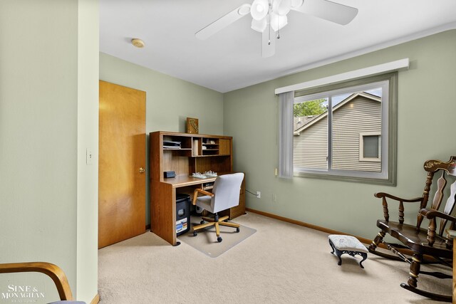 23875 Settlers Dr, Macomb Twp, MI 48042 - office space with carpet and a ceiling fan