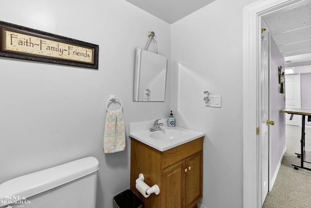 23875 Settlers Dr, Macomb Twp, MI 48042 - bathroom with toilet and vanity