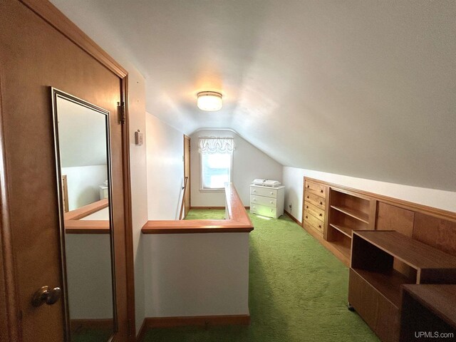 2010 Deer Lake Ave, Ishpeming, MI 49849 - bonus room with lofted ceiling and carpet floors