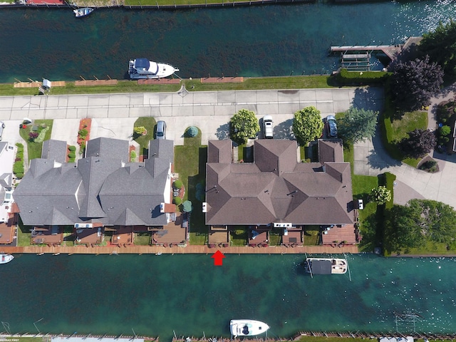 131 Cherryl Ln Unit 4, Algonac, MI 48001 - drone / aerial view of a nearby body of water