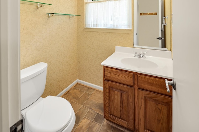 769 Snowmass Dr, Rochester Hills, MI 48309 - half bath with vanity and toilet