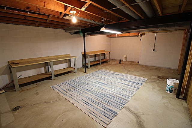 48501 E Ranch Dr, Chesterfield Twp, MI 48051 - view of unfinished basement