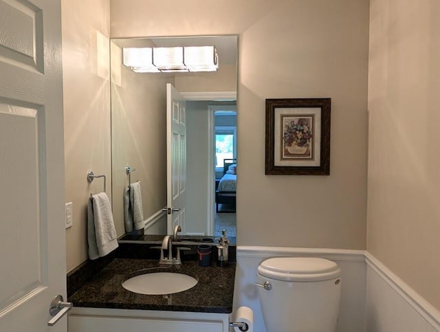 5953 Qwinn Ct, Bay City, MI 48706 - half bathroom featuring an AC wall unit and vanity