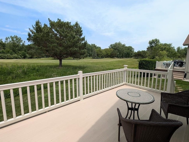 5953 Qwinn Ct, Bay City, MI 48706 - view of patio / terrace featuring a wooden deck
