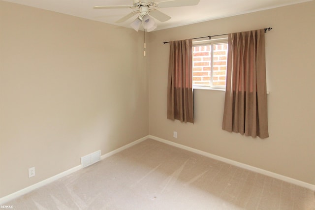 31717 Tecla St, Warren, MI 48088 - spare room featuring light colored carpet and ceiling fan