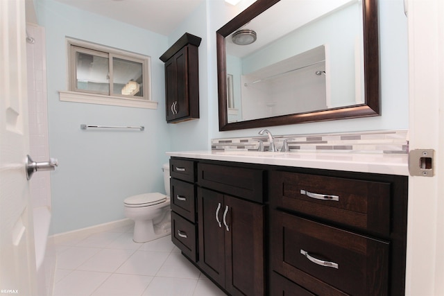 31717 Tecla St, Warren, MI 48088 - bathroom with vanity, tile patterned flooring, and bathing tub / shower combination