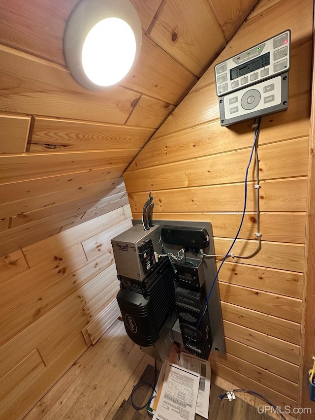 23505 Craig Lake Rd, Michigamme, MI 49861 - detailed view of wood walls and wood finished floors