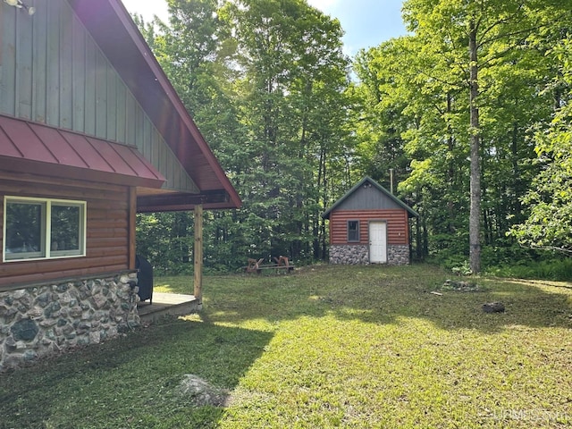 23505 Craig Lake Rd, Michigamme, MI 49861 - view of grassy yard