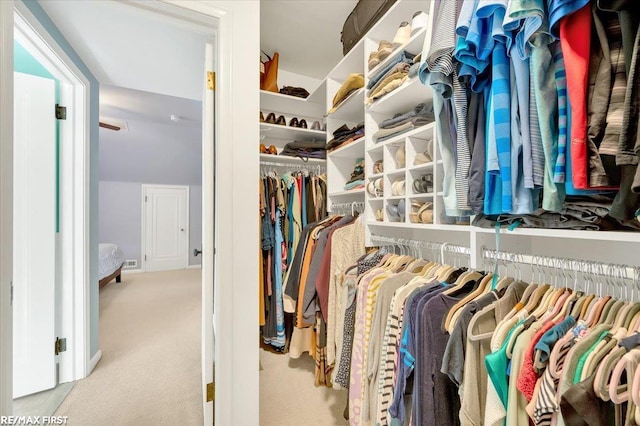 2080 Beaufait Dr, Grosse Pointe Woods, MI 48236 - spacious closet with carpet floors