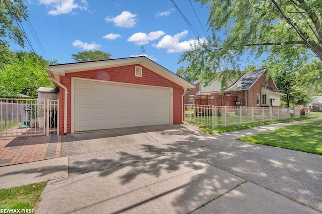 2080 Beaufait Dr, Grosse Pointe Woods, MI 48236 - view of detached garage