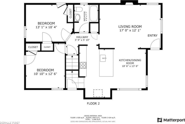 2080 Beaufait Dr, Grosse Pointe Woods, MI 48236 - view of floor plan / room layout